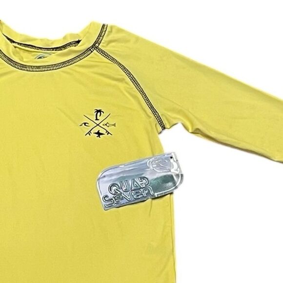 Quad Seven Kids Yellow Rashguard - Picture 8 of 8